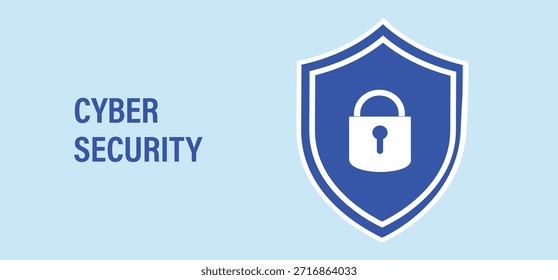 Concepto de seguridad cibernética y protección de datos. Hombre de negocios protege la gestión de datos y protege los datos de ataques de piratas informáticos Ilustración vectorial	
