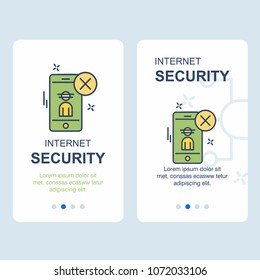 Cyber security design with creative design and logo 