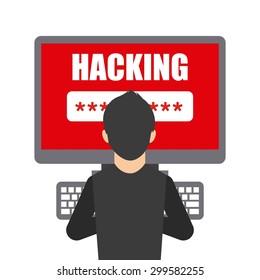 cyber security design, vector illustration eps10 graphic 