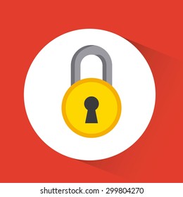 cyber security design, vector illustration eps10 graphic 