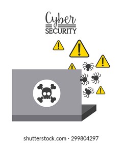 cyber security design, vector illustration eps10 graphic 