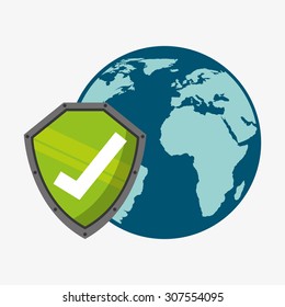 cyber security design, vector illustration eps10 graphic 