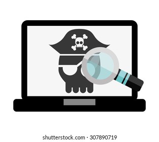 cyber security design, vector illustration eps10 graphic 