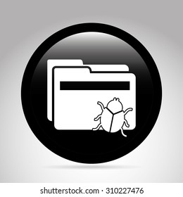 cyber security design, vector illustration eps10 graphic 