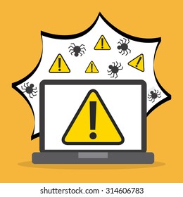 cyber security design, vector illustration eps10 graphic 