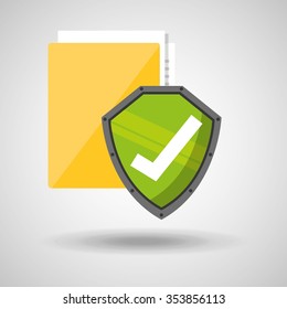 cyber security design, vector illustration eps10 graphic 