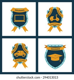 Cyber security digital design, vector illustration eps 10
