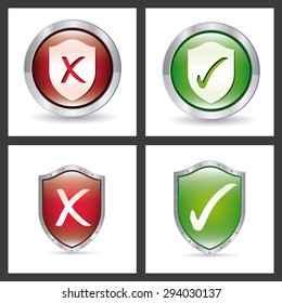 Cyber security digital design, vector illustration eps 10