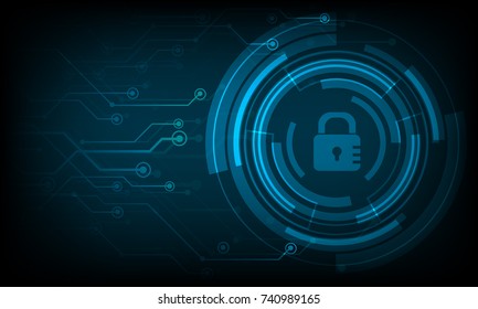 Cyber Security digital technology system privacy design background