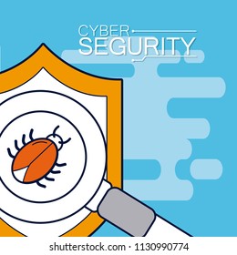 Cyber security emblem