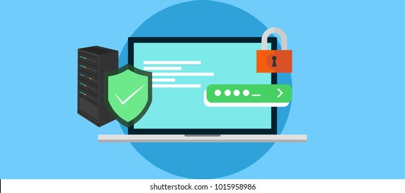 Cyber Security Expert and Ethical Hacker, Learn Cyber Security , ethical hacking, web penetration testing, Network testing,  wifi hacking, firewall and security system. flat vector illustration