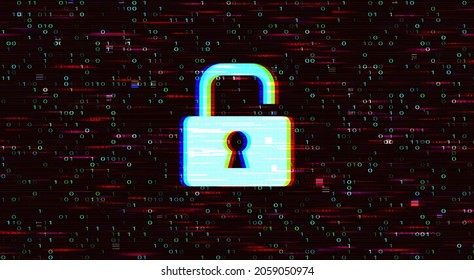 Cyber security and Hacking Concept Vector Background
