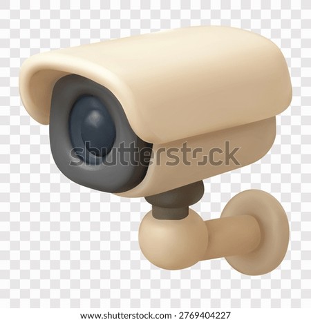 Cyber Security and Home Protection Vector Icon Set | 3D icon set | CCTV