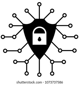 Cyber security icon