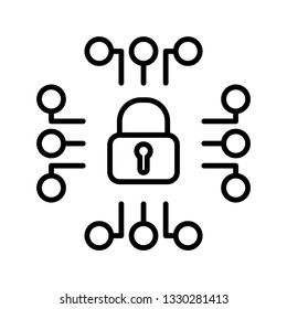 Cyber Security Icon
