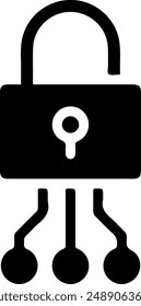Cyber Security icon design new 