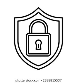 Diseño De Icono De Seguridad Cibernética Para Uso Personal Y Comercial
