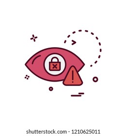 Cyber security icon design vector