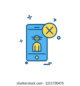 Cyber security icon design vector