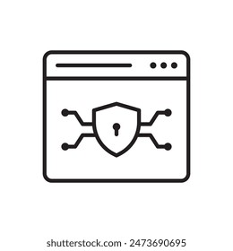 Cyber Security Icon - Encryption Icon