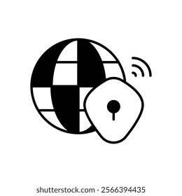 Cyber Security icon. Network icon design. vector graphic