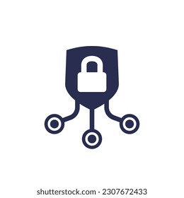icono o pictograma de ciberseguridad