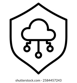 Cyber Security Icon Symbol Element For Design