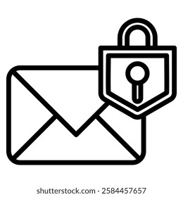 Cyber Security Icon Symbol Element For Design