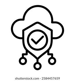 Cyber Security Icon Symbol Element For Design