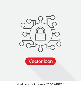 Cyber Security Icon Vector Illustration Eps10