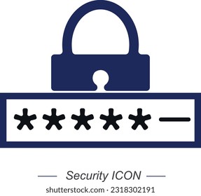 Cyber security icon vector illustration, Security Abstract