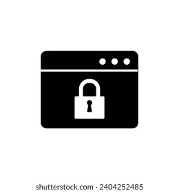 Cyber security icon vector Cyber  protection logo
