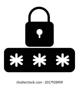 Cyber security icon which can easily modify or edit
