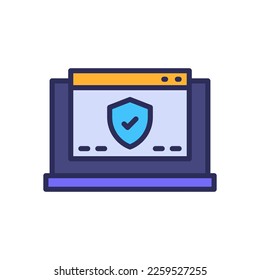 Cyber-Sicherheitssymbol für Ihre Website, Ihr Mobiltelefon, Ihre Präsentation und Ihr Logo-Design.
