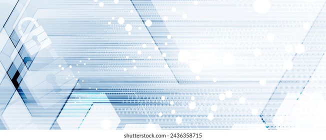 Cyber security and information or global network protection. Future cyber technology web services for business and internet project. Secure internet access