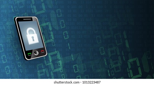 Cyber security and information or network protection. Future cyber technology web services for business and internet project