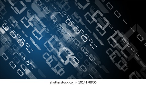 Cyber security and information or network protection. Future technology web services for business and internet project