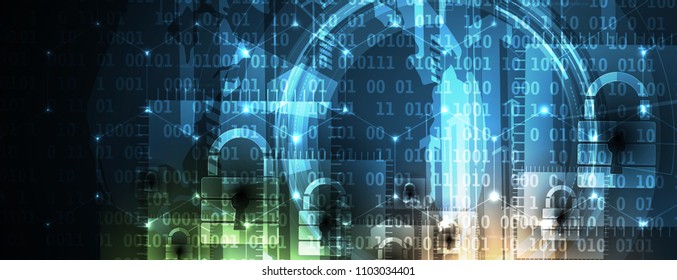 Seguridad cibernética y protección de la información o de la red. Futuros servicios web de cibertecnología para empresas y proyectos de internet