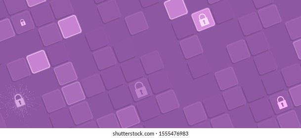 Cyber security and information or network protection. Future cyber technology web services for business and internet project