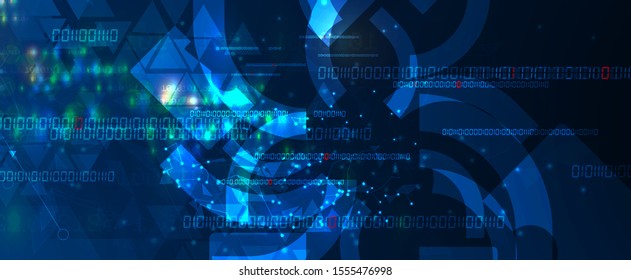 Cyber security and information or network protection. Future cyber technology web services for business and internet project