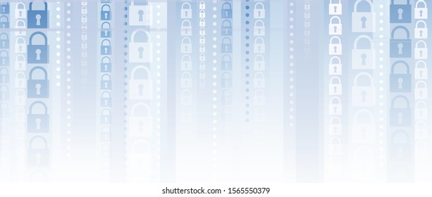 Cyber security and information or network protection. Future cyber technology web services for business and internet project