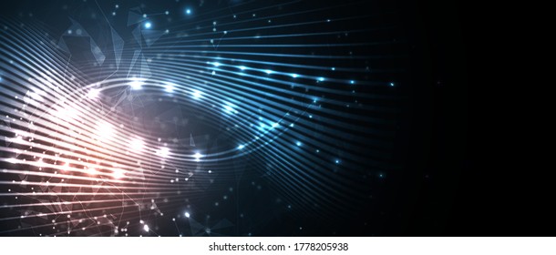 Cyber security and information or network protection. Future cyber technology web services for business and internet project