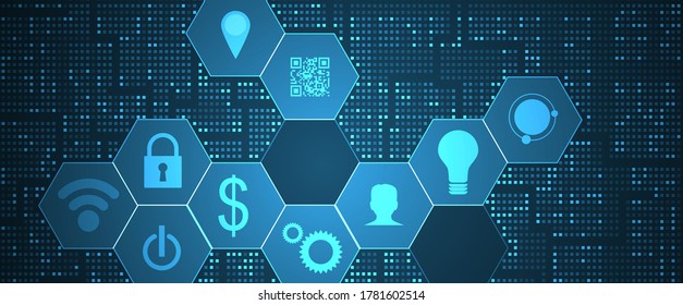 Seguridad cibernética e información o protección de la red. Futuros servicios web de cibertecnología para empresas y proyectos de internet