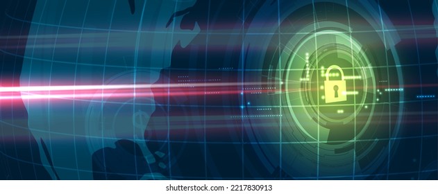 Cybersicherheit und -information oder Netzschutz. Webdienste für Unternehmen und Internet-Projekte im Bereich Zukunftstechnologie