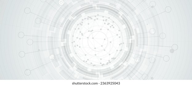 Cyber security and information or network protection. Future cyber technology web services for business and internet project