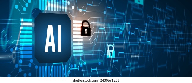 Cyber security and information or network protection. Future cyber technology web services for business and internet project, Vector Art.