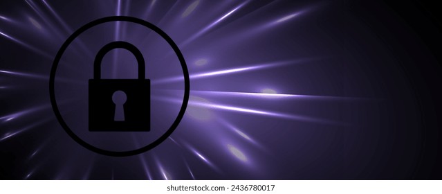Ciberseguridad y protección de la información o de la red. Futuros servicios web de tecnología cibernética para empresas y proyectos de Internet. Arte vectorial.