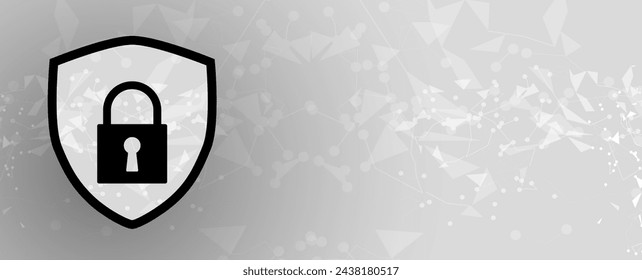 Cyber security and information or network protection. Future cyber technology web services for business and internet project. Vector Art.
