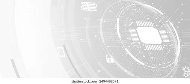 Cyber security and information or network protection. Future cyber technology web services for business and internet project