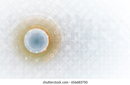 Cyber security and information or network protection. Future cyber technology web services for business and internet project